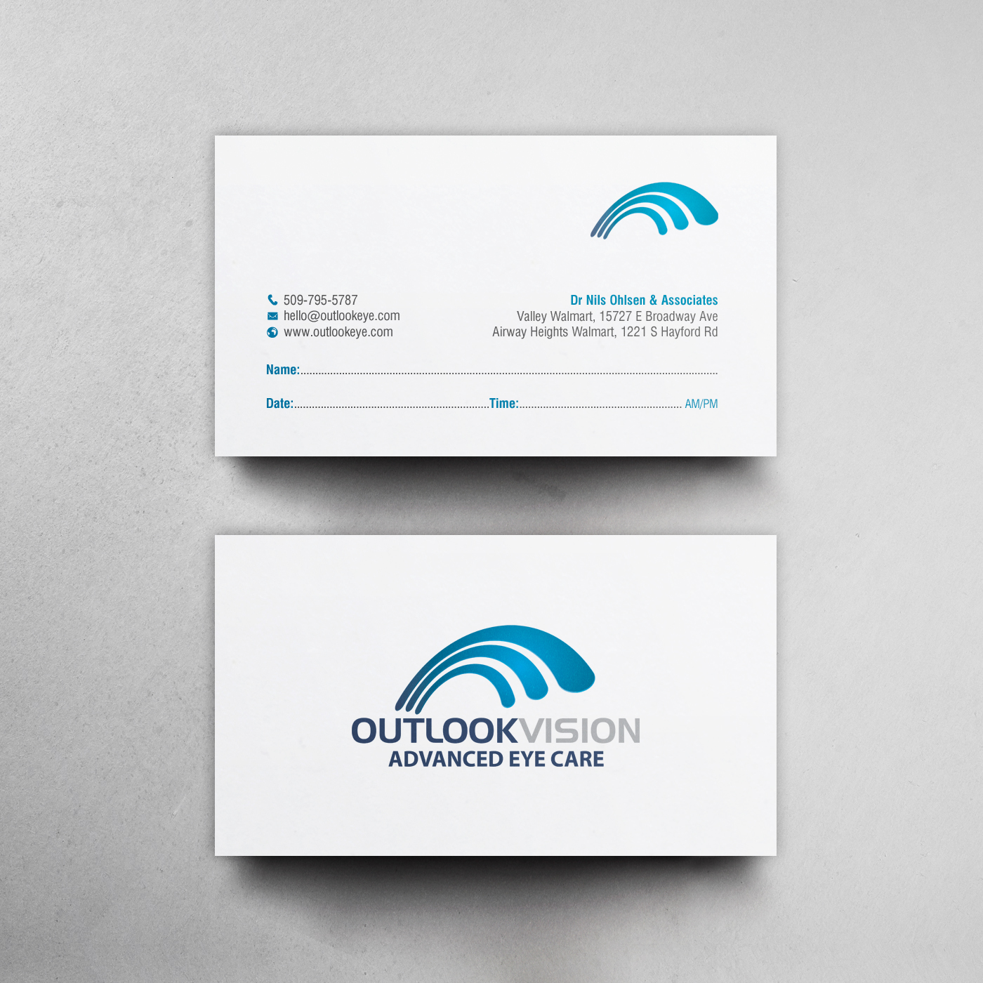 Business Card Design by chandrayaan.creative for Outlook Vision | Design #25833633