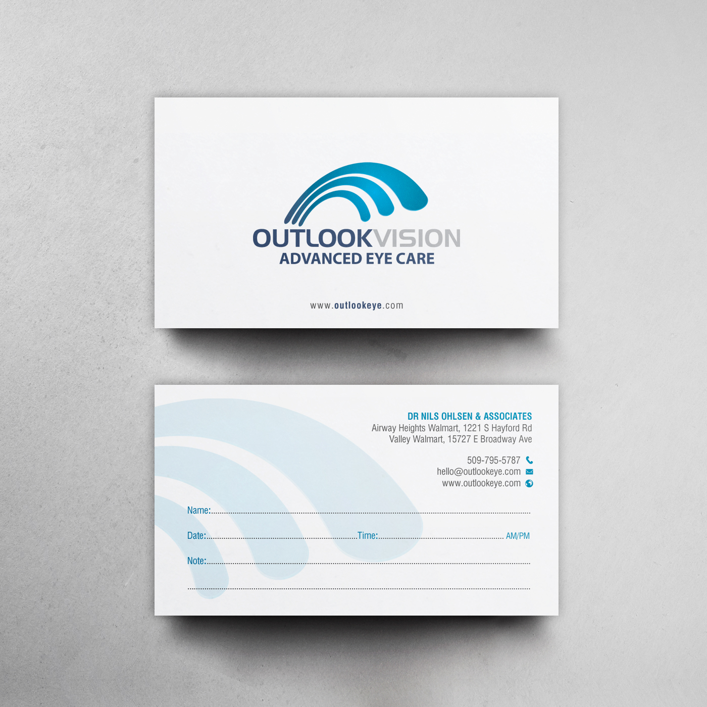 Visitenkarten-Design von chandrayaan.creative für Outlook Vision | Design #25833636