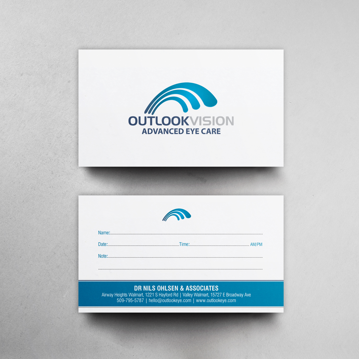 Design de Carte de Visite par chandrayaan.creative pour Outlook Vision | Design #25833639