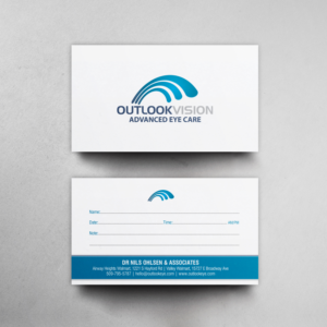 Visitenkarten-Design von chandrayaan.creative für Outlook Vision | Design: #25833639