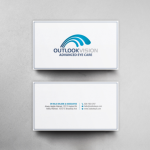 Visitenkarten-Design von chandrayaan.creative für Outlook Vision | Design: #25833640