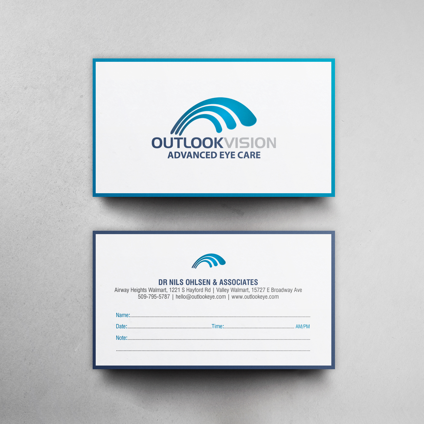 Visitenkarten-Design von chandrayaan.creative für Outlook Vision | Design #25833641