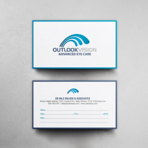 Visitenkarten-Design von chandrayaan.creative für Outlook Vision | Design: #25833641