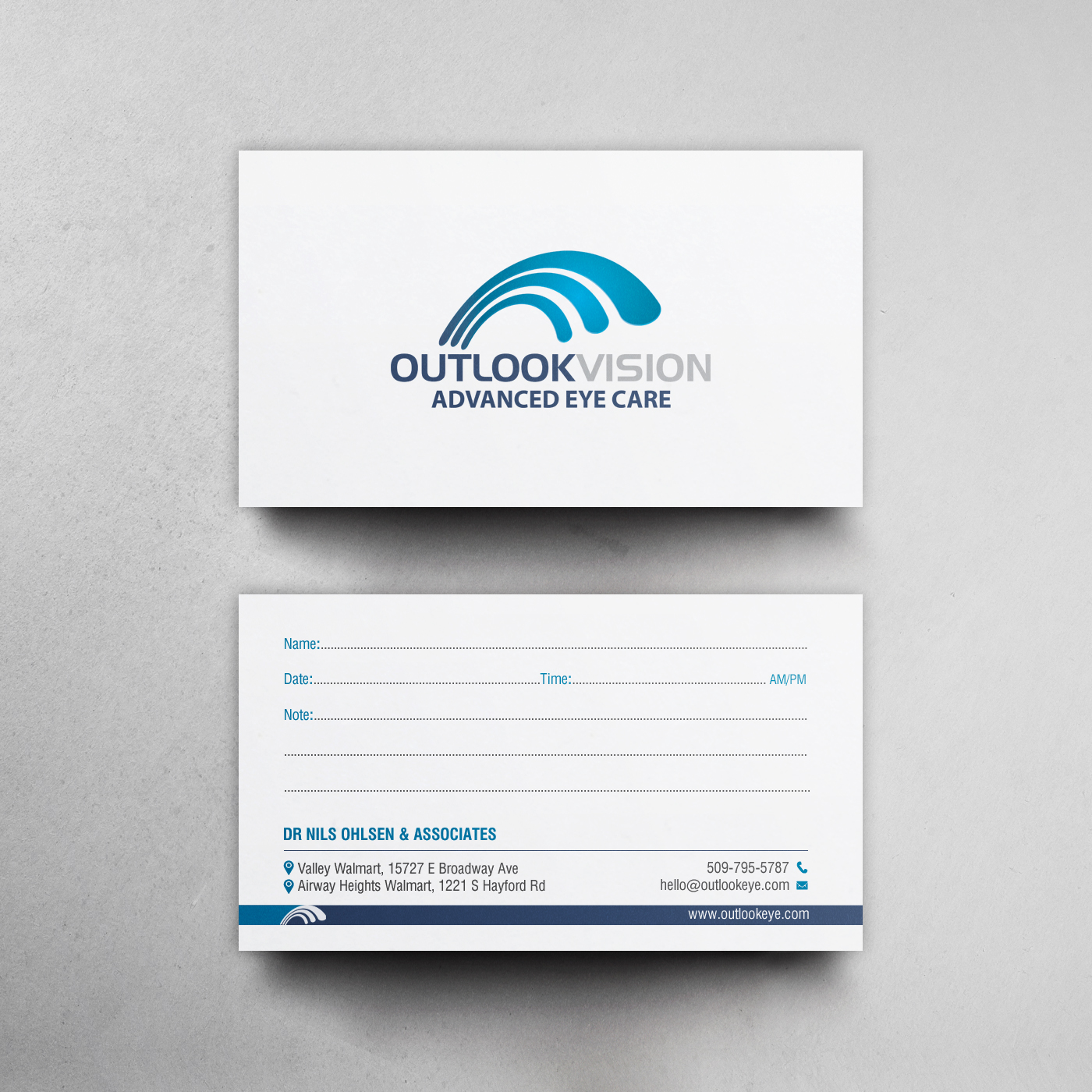 Visitenkarten-Design von chandrayaan.creative für Outlook Vision | Design #25833643