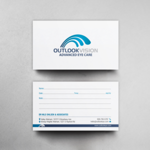 Visitenkarten-Design von chandrayaan.creative für Outlook Vision | Design: #25833643