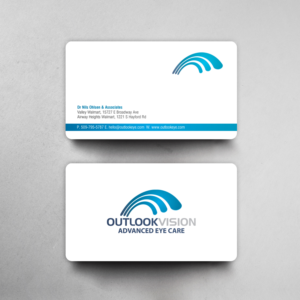 Visitenkarten-Design von chandrayaan.creative für Outlook Vision | Design: #25835164