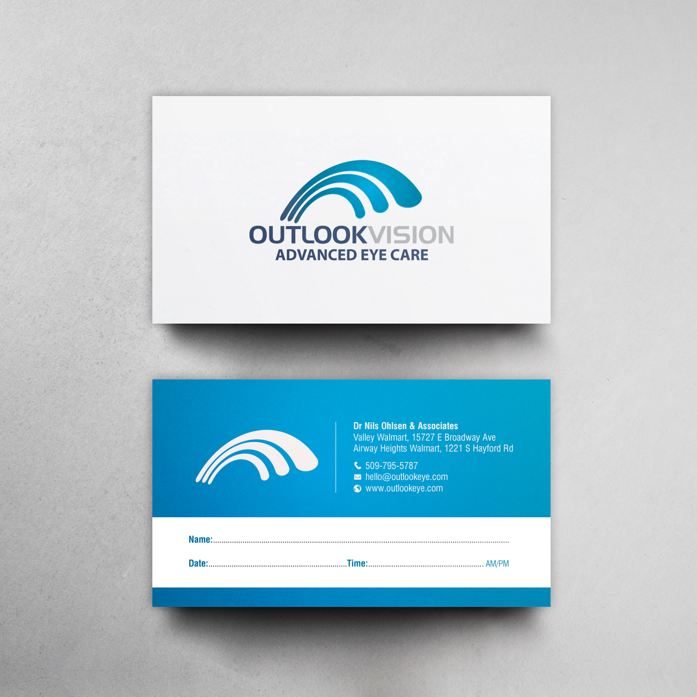 Visitenkarten-Design von chandrayaan.creative für Outlook Vision | Design #25835166