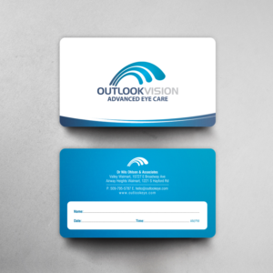 Visitenkarten-Design von chandrayaan.creative für Outlook Vision | Design: #25835167