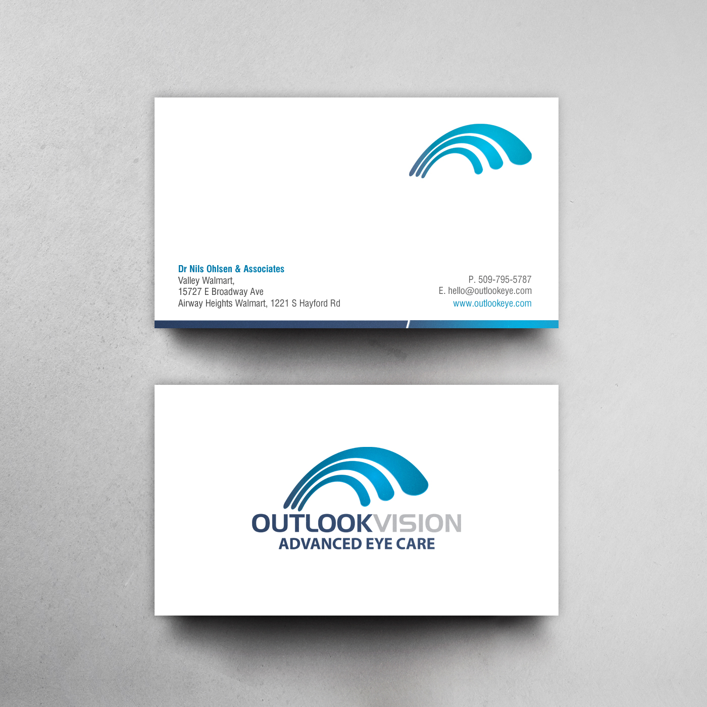 Business Card Design by chandrayaan.creative for Outlook Vision | Design #25838299