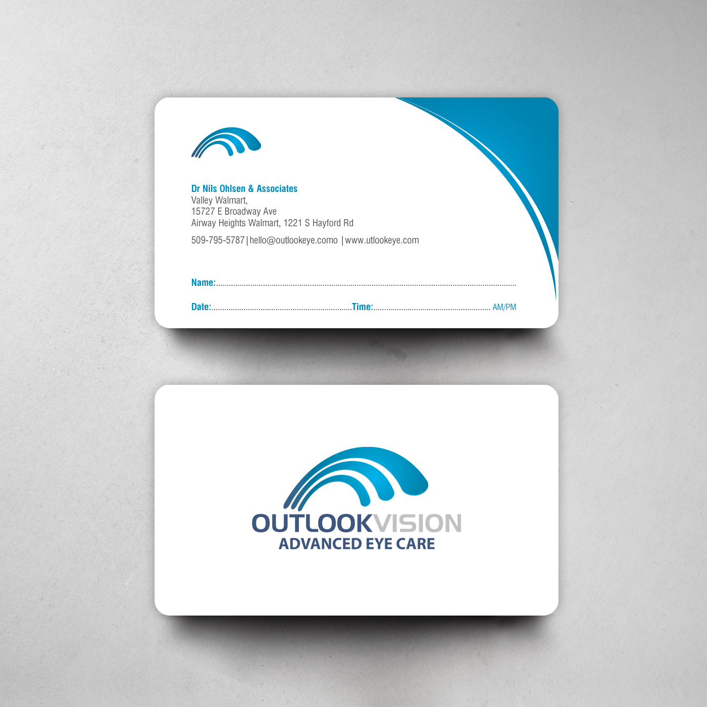 Business Card Design by chandrayaan.creative for Outlook Vision | Design #25838301