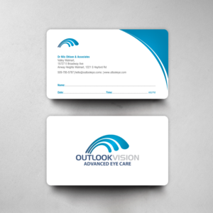 Business Card Design by chandrayaan.creative for Outlook Vision | Design: #25838301