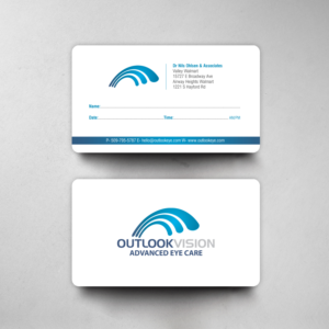 Business Card Design by chandrayaan.creative for Outlook Vision | Design: #25838302