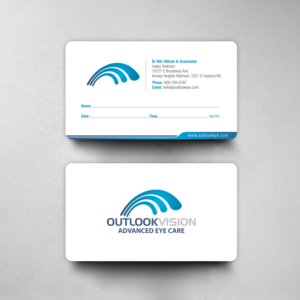Business Card Design by chandrayaan.creative for Outlook Vision | Design: #25838303