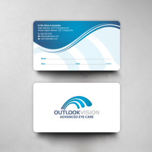 Business Card Design by chandrayaan.creative for Outlook Vision | Design: #25838305