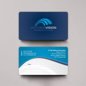 Visitenkarten-Design von chandrayaan.creative für Outlook Vision | Design: #25840852