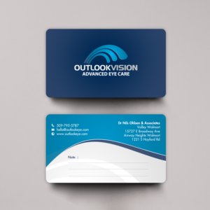 Visitenkarten-Design von chandrayaan.creative für Outlook Vision | Design: #25840853