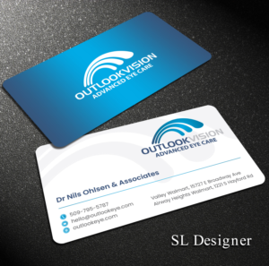 Outlook Vision seeks updated contemporary business card | Business Card Design by SL Designer