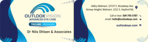 Business Card Design by akshaycool.010 for Outlook Vision | Design: #25848306