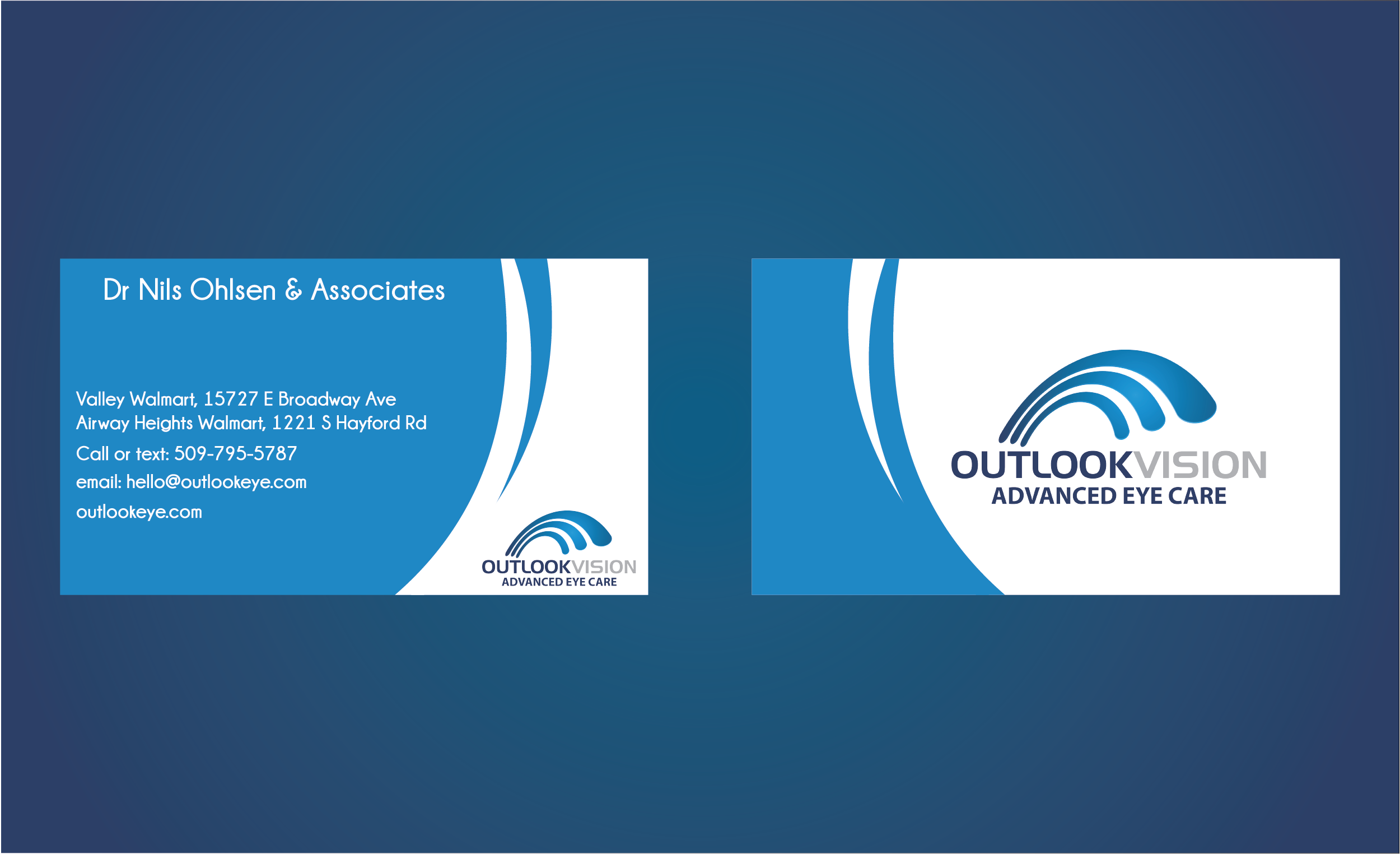 Design de Carte de Visite par The Talich pour Outlook Vision | Design #25867455