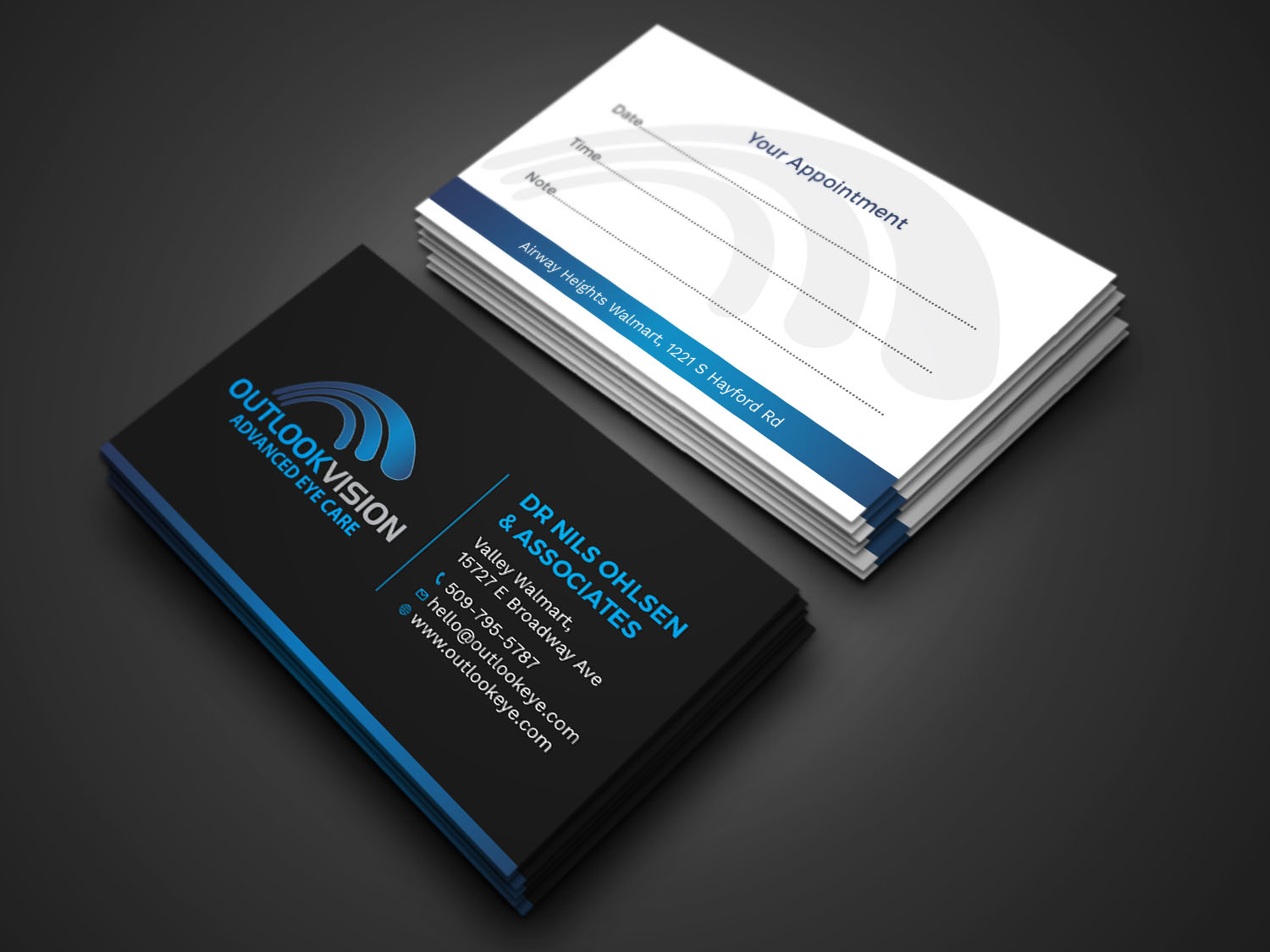 Visitenkarten-Design von Tripti Ranjan Gain für Outlook Vision | Design #25832255