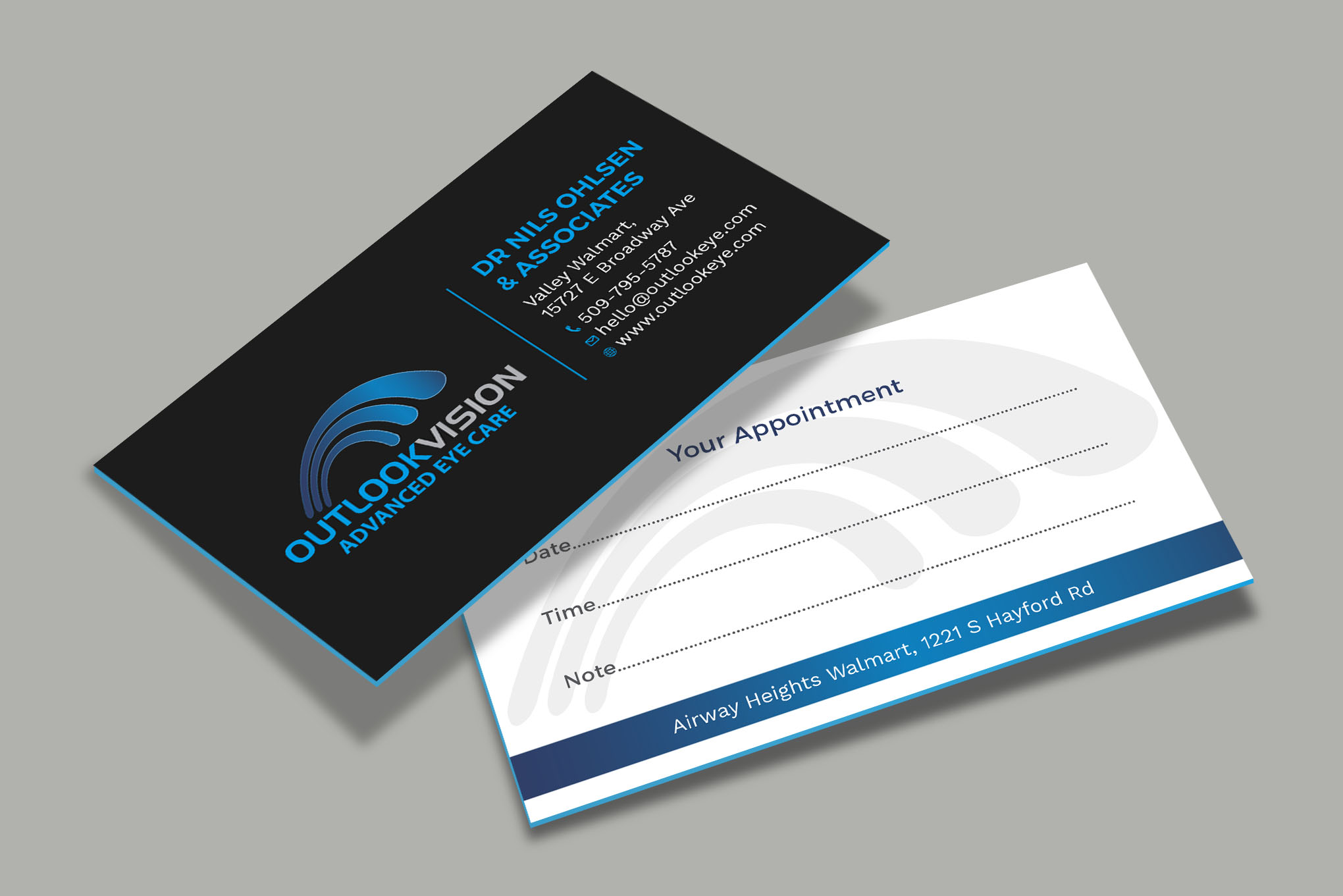 Design de Carte de Visite par Tripti Ranjan Gain pour Outlook Vision | Design #25832260