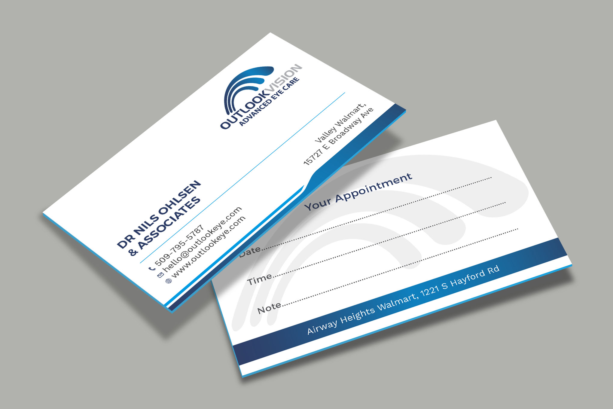 Design de Carte de Visite par Tripti Ranjan Gain pour Outlook Vision | Design #25832261