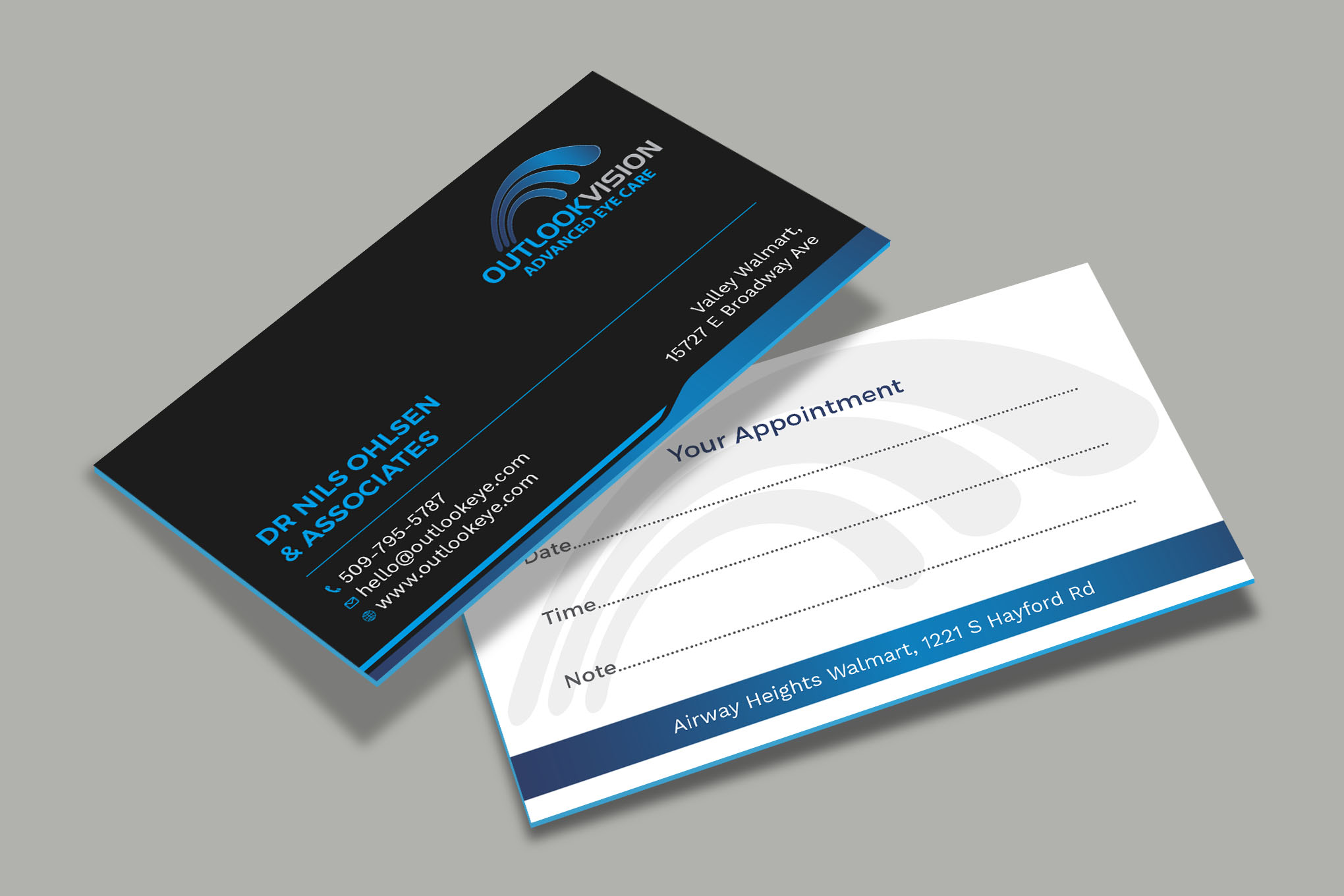 Design de Carte de Visite par Tripti Ranjan Gain pour Outlook Vision | Design #25832264