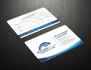 Business Card Design by Tripti Ranjan Gain for Outlook Vision | Design: #25832266
