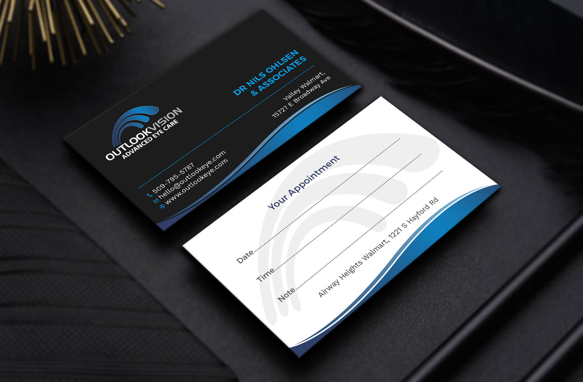 Design de Carte de Visite par Tripti Ranjan Gain pour Outlook Vision | Design #25832268