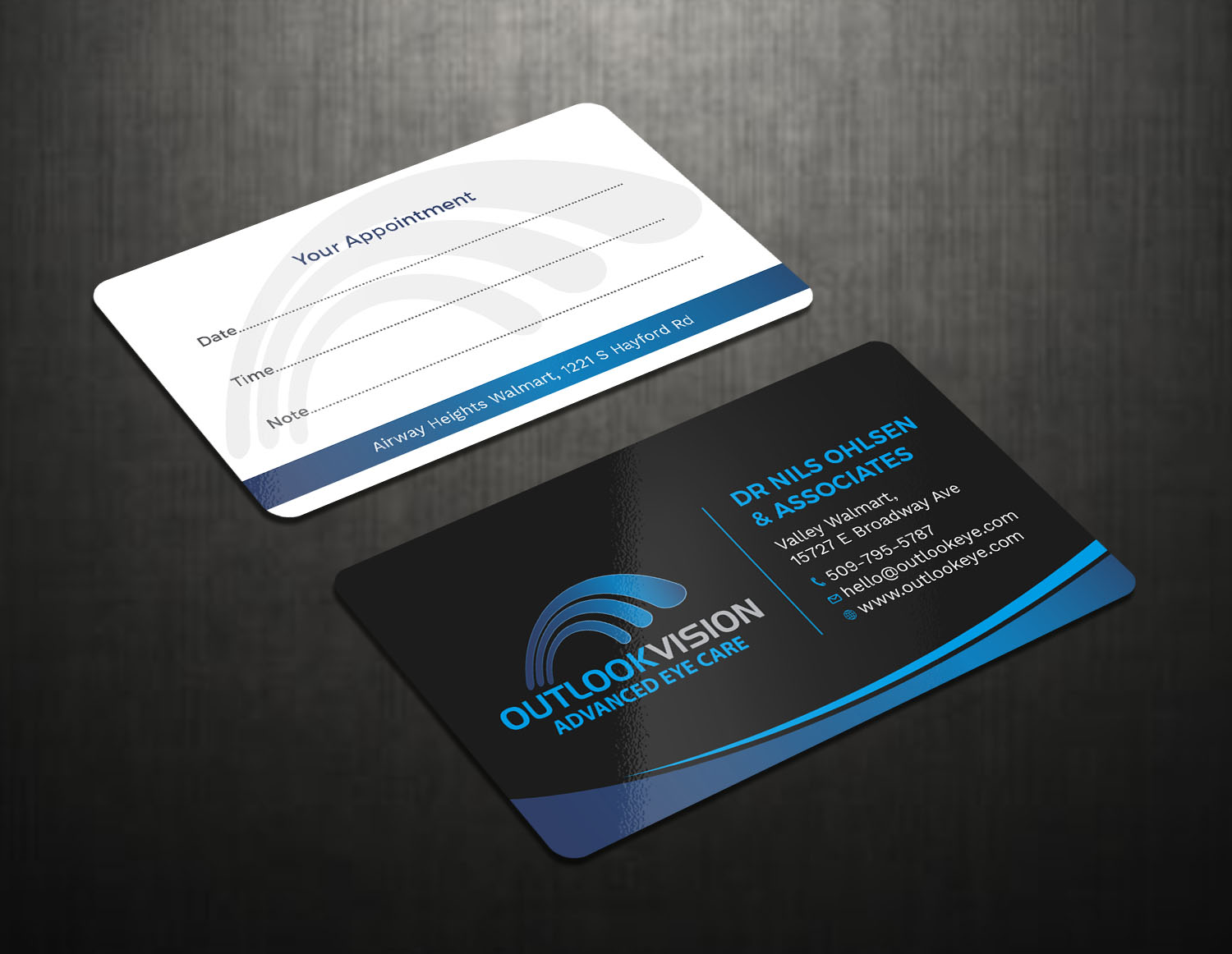 Design de Carte de Visite par Tripti Ranjan Gain pour Outlook Vision | Design #25832269