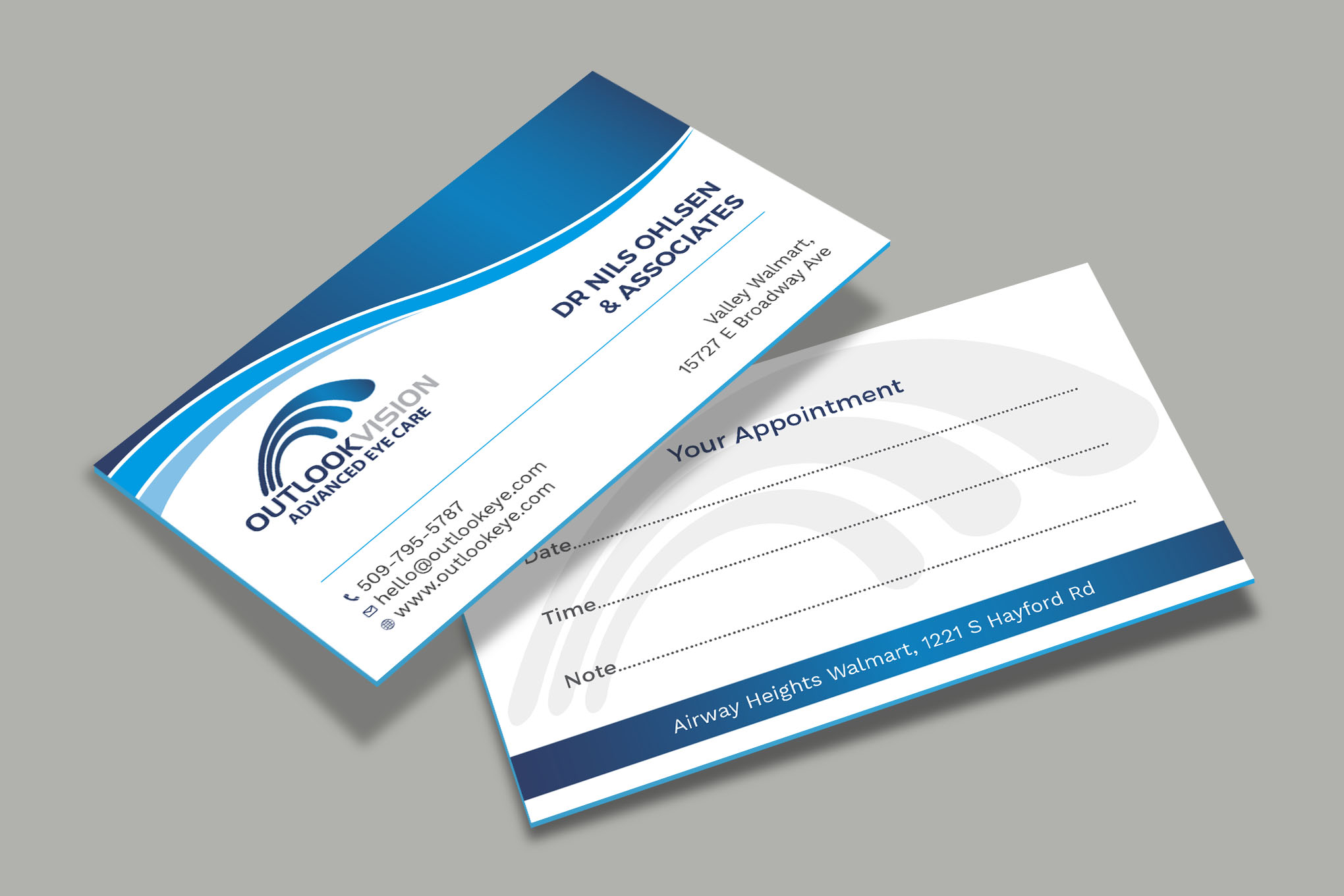 Design de Carte de Visite par Tripti Ranjan Gain pour Outlook Vision | Design #25832273