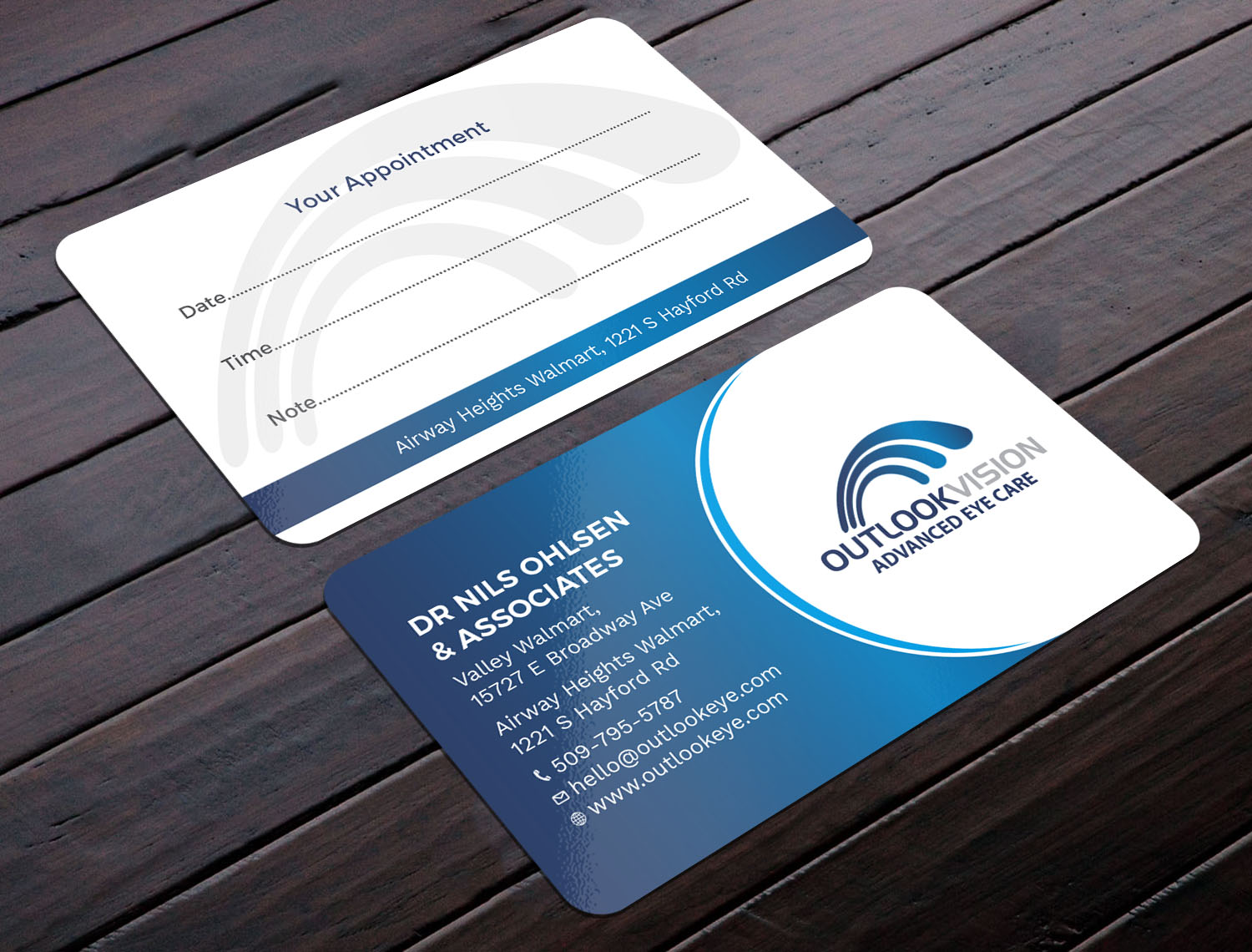 Design de Carte de Visite par Tripti Ranjan Gain pour Outlook Vision | Design #25832274
