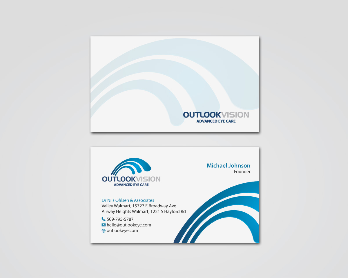 Business Card Design by MDesign for Outlook Vision | Design #25851916