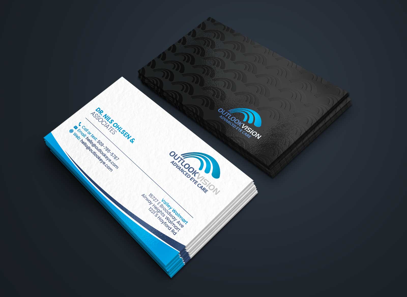Visitenkarten-Design von Soma.Debnath für Outlook Vision | Design #25837614