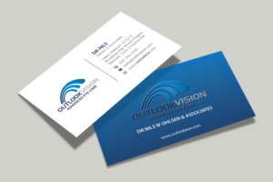 Business Card Design by Musa. A for Outlook Vision | Design #25857659