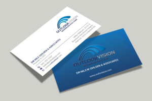 Business Card Design by Musa. A for Outlook Vision | Design: #25857660