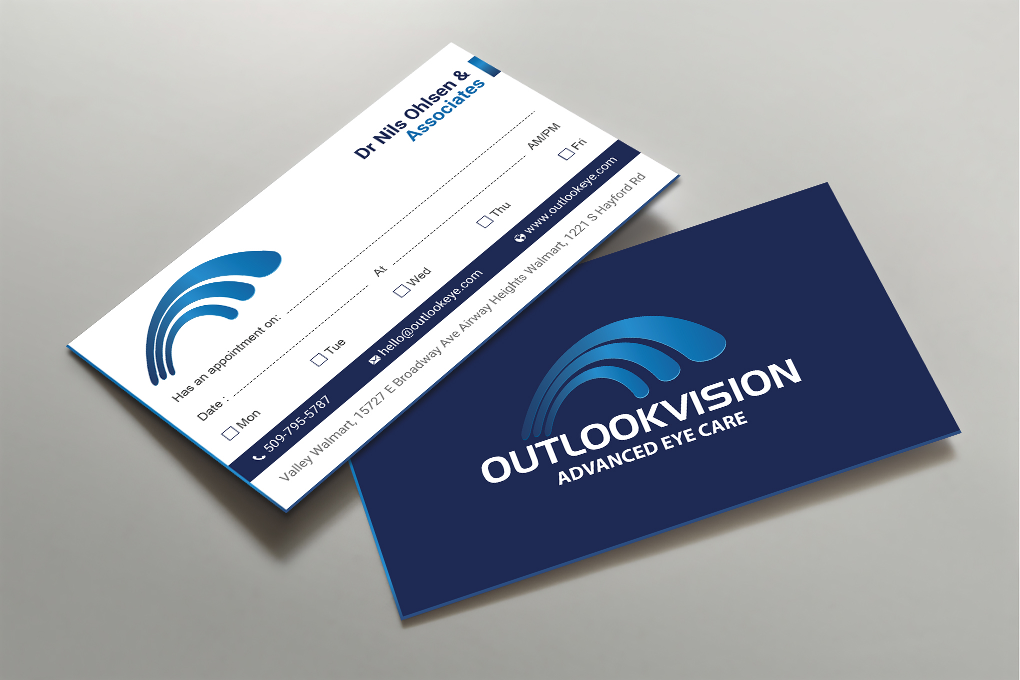 Design de Carte de Visite par Uttom 2 pour Outlook Vision | Design #25835182