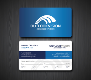 Diseño de Tarjeta de Presentación por Uttom 2 para Outlook Vision | Diseño: #25835205