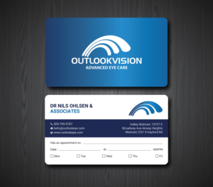 Diseño de Tarjeta de Presentación por Uttom 2 para Outlook Vision | Diseño: #25835206