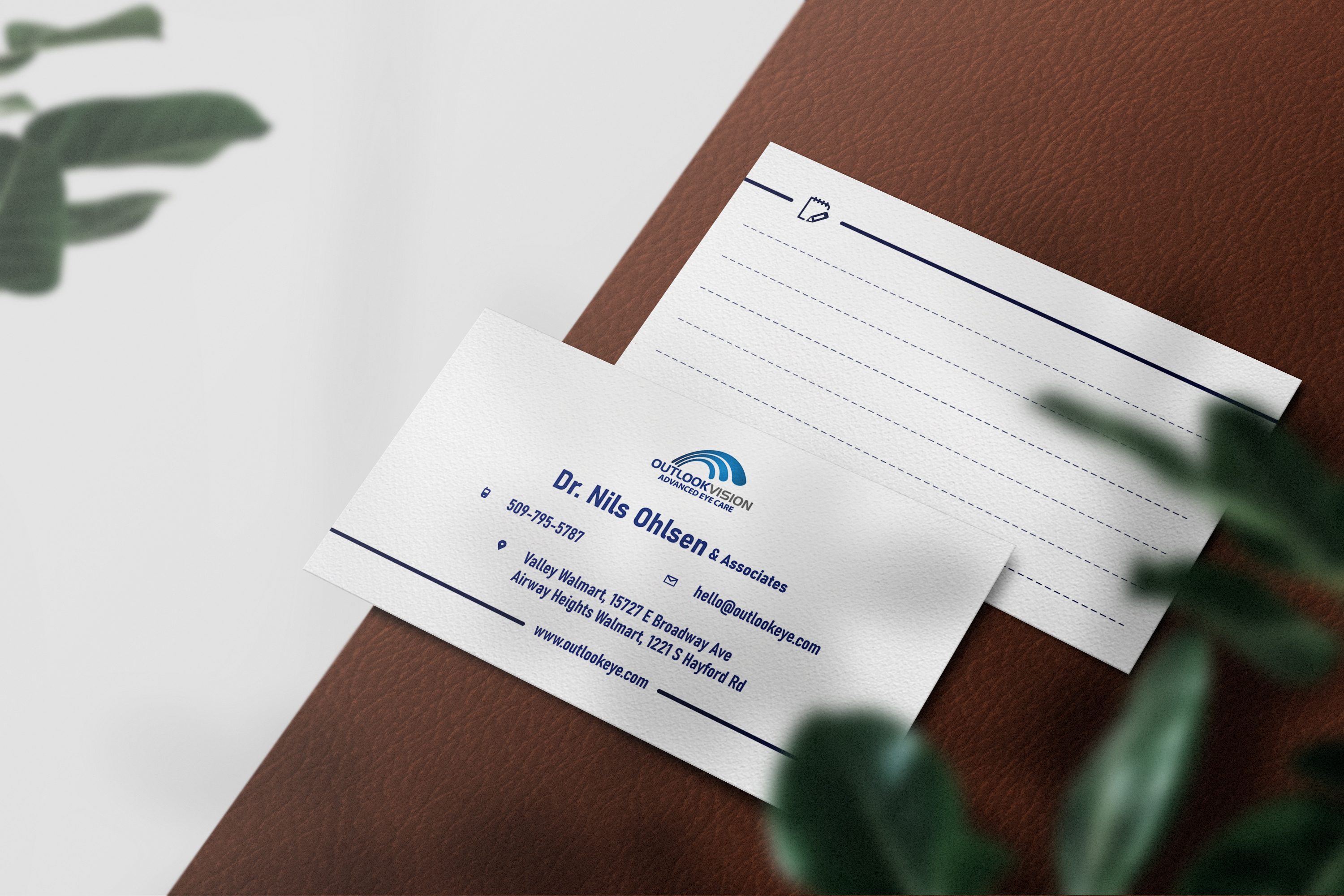 Design de Carte de Visite par Awais Ahmad pour Outlook Vision | Design #25857965