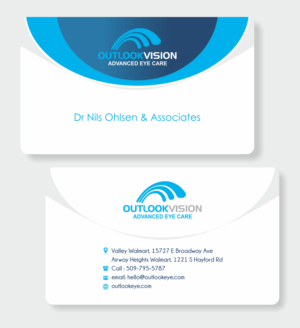 Visitenkarten-Design von Nafis 4 für Outlook Vision | Design: #25864956