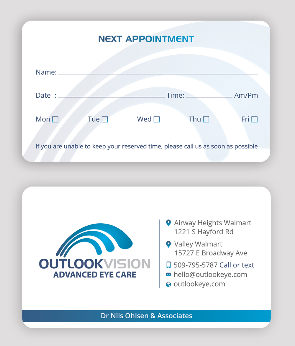 Visitenkarten-Design von DesignShout für Outlook Vision | Design #25832597