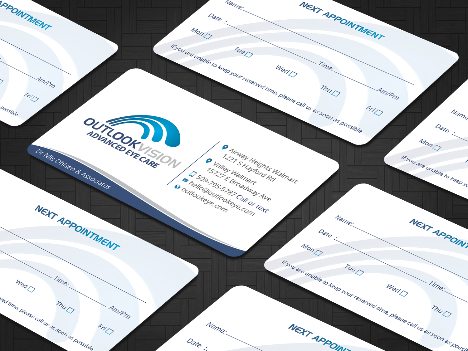 Business Card Design by DesignShout for Outlook Vision | Design #25832651
