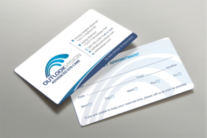 Business Card Design by DesignShout for Outlook Vision | Design: #25832751
