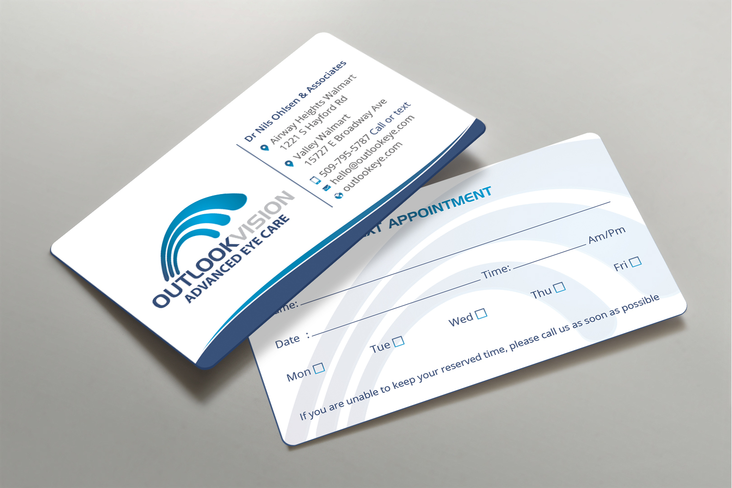 Visitenkarten-Design von DesignShout für Outlook Vision | Design #25832800