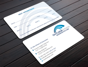 Business Card Design by DesignShout for Outlook Vision | Design: #25832802