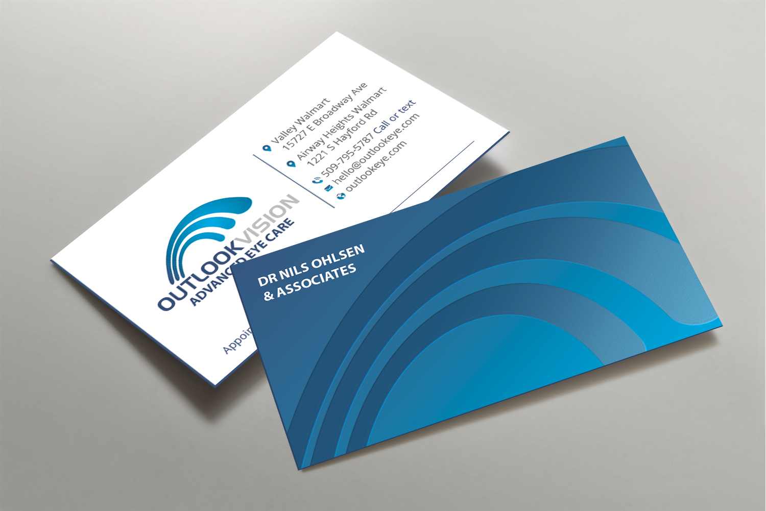 Visitenkarten-Design von DesignShout für Outlook Vision | Design #25838721