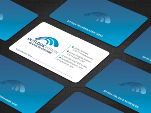 Business Card Design by DesignShout for Outlook Vision | Design: #25843366