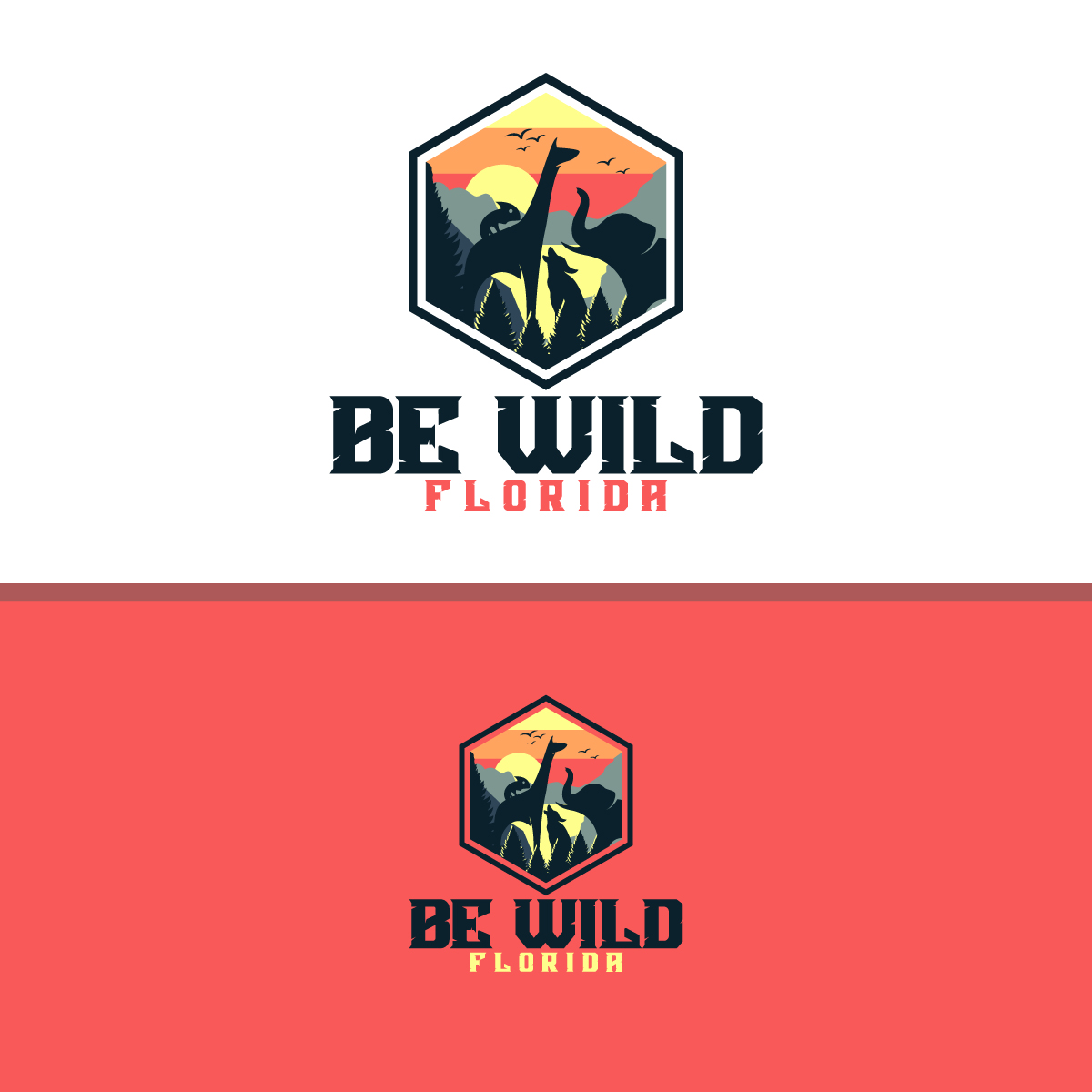 Logo Design by Graphic Bricks for Be Wild Florida  | Design #25833774