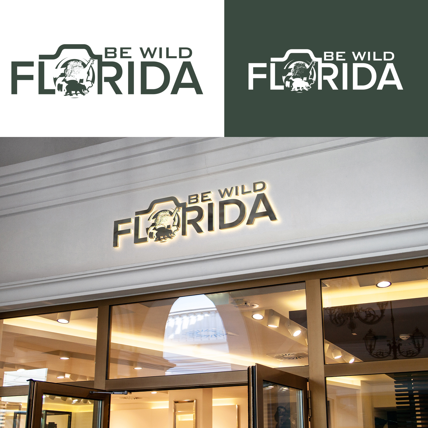 Logo-Design von Maxo-Biz für Be Wild Florida  | Design #25832721